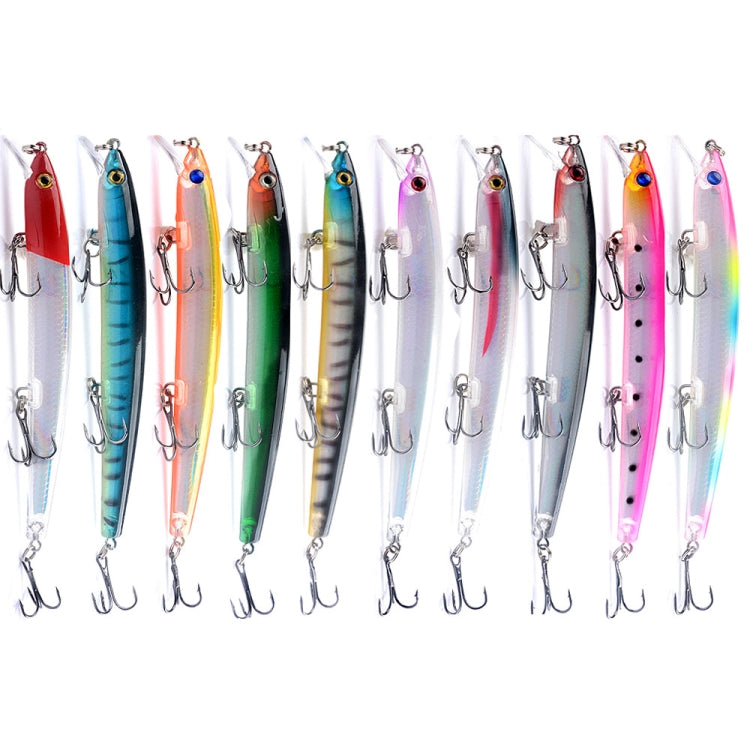 M0231 13.5cm 15g Mino Rattle Pearl Long-distance Suspension Laser Hard Lure