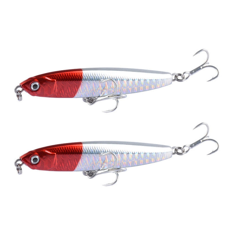 2 PCS CH79 Hard Bait Long Casting Sinking Pencil False Lure, Specification: