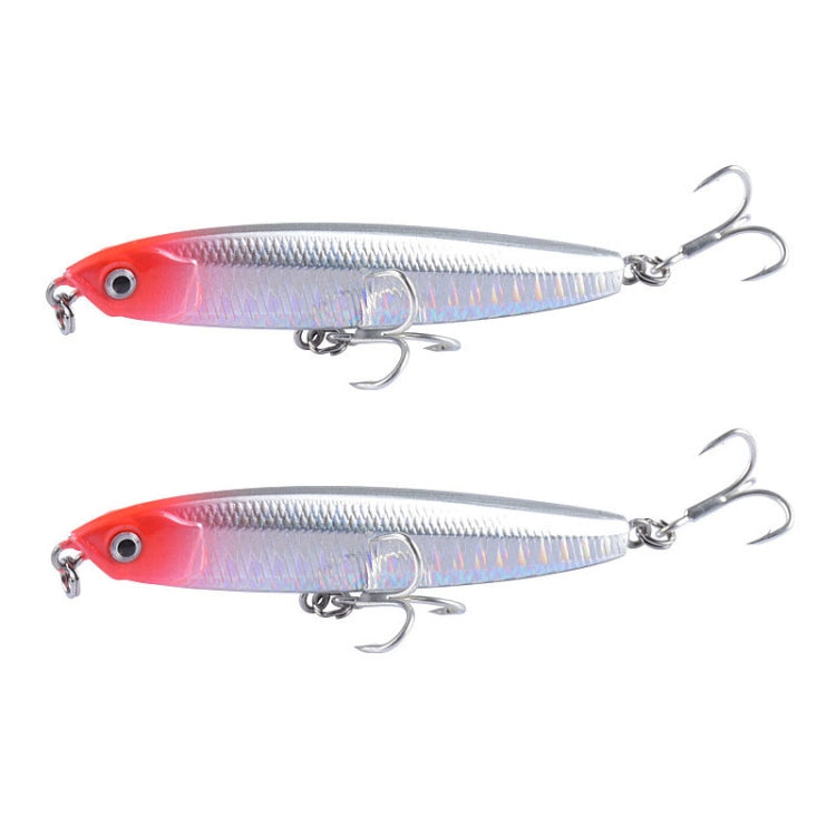 2 PCS CH79 Hard Bait Long Casting Sinking Pencil False Lure, Specification:-Reluova