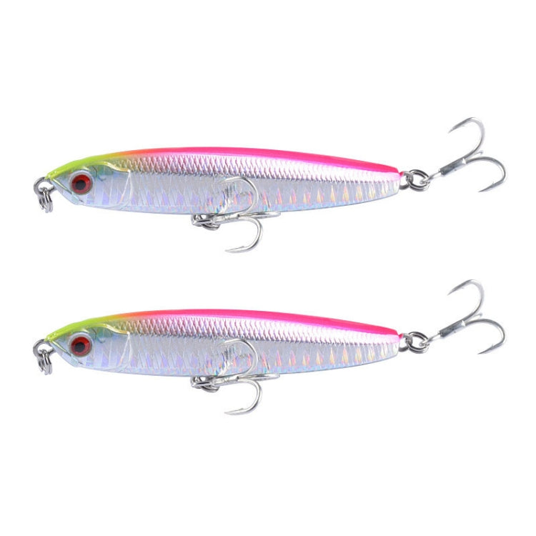 2 PCS CH79 Hard Bait Long Casting Sinking Pencil False Lure, Specification:-Reluova