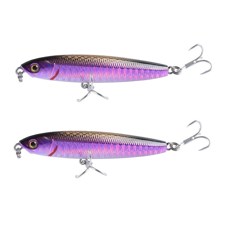 2 PCS CH79 Hard Bait Long Casting Sinking Pencil False Lure, Specification:-Reluova