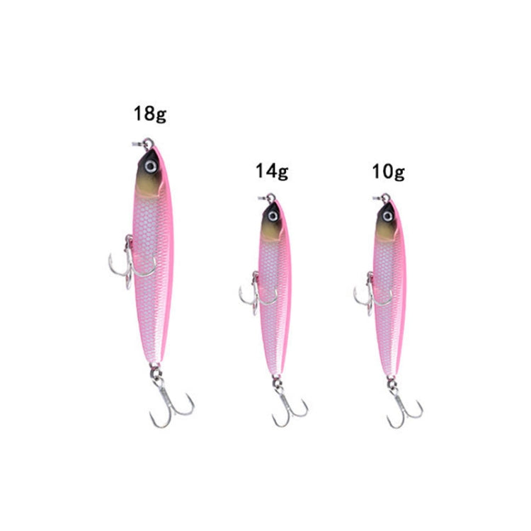 2 PCS CH79 Hard Bait Long Casting Sinking Pencil False Lure, Specification:-Reluova