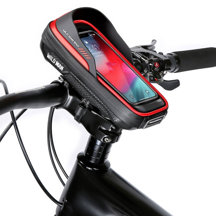 WILD MAN ES16 0.5L EVA Hard Shell Waterproof Touch Screen Bicycle Handlebar Bag Reluova