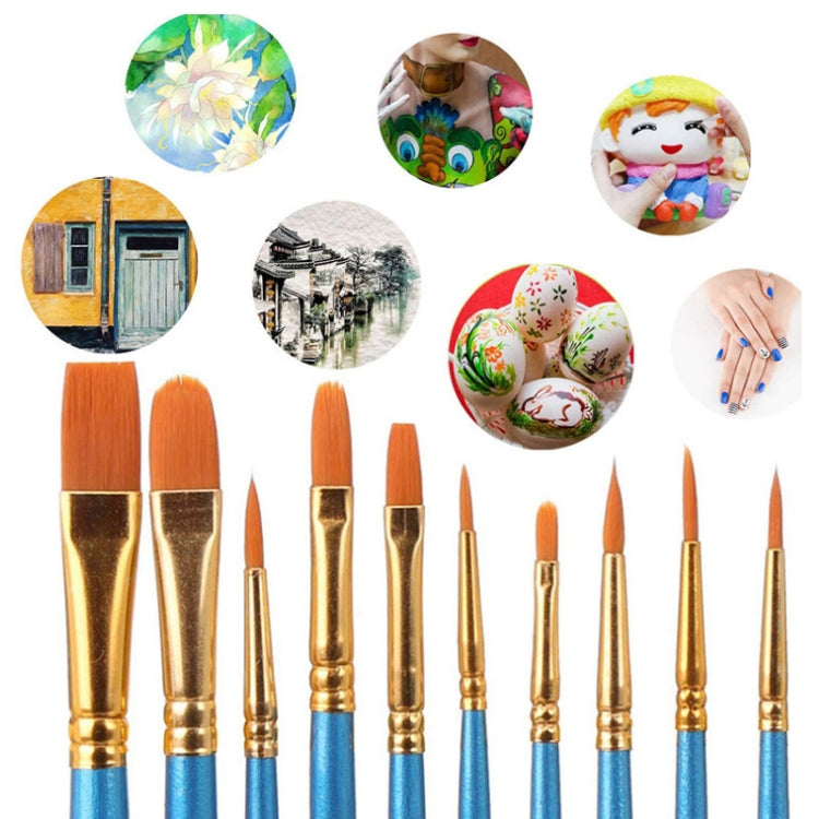 Nylon Bristle Paintbrush Set Children Painting Palette Set My Store