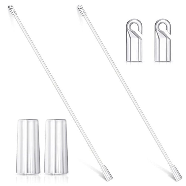 Blinds Acrylic Transparent Rod Move Light Rod With Hook Handle, Size: 24 Inch My Store