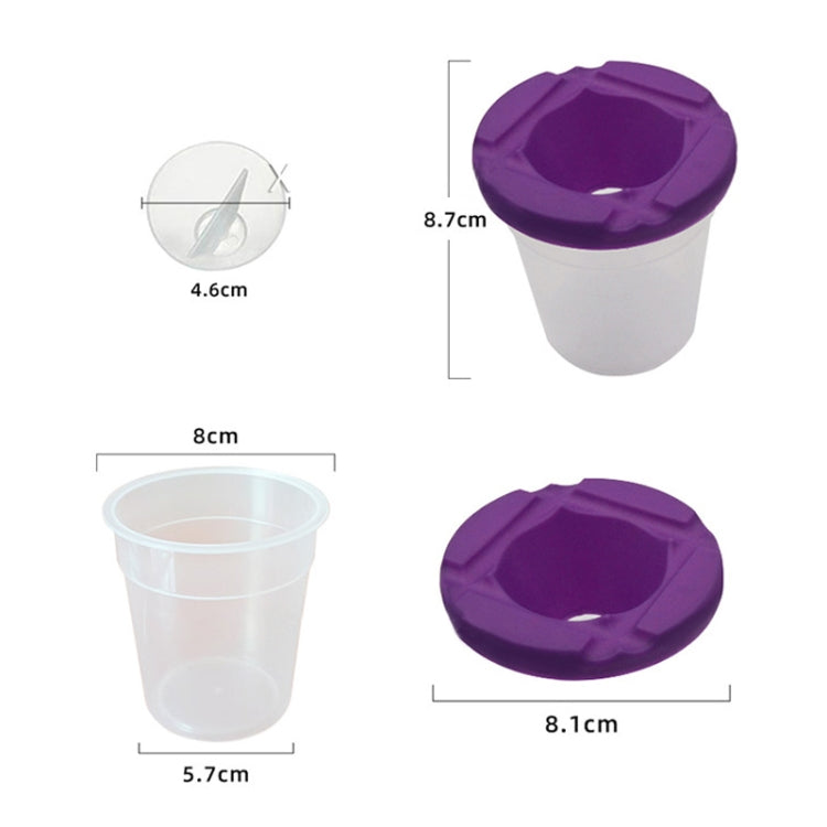 Children Leak-Proof Plastic Brush Washing Cup Palette Painting Brushes My Store