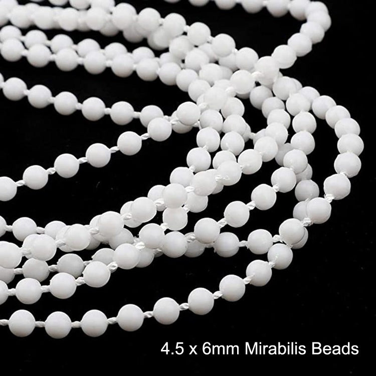 Shutter Venetian Blinds Curtain Accessories 4.5 x 6mm Mirabilis Beads My Store