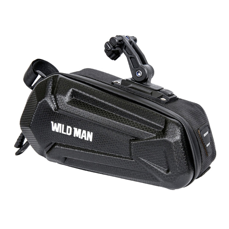 WILD MAN XT7 1.2L Mountain Bike EVA Hard Shell Waterproof Wear-resistant Tail Bag Reluova