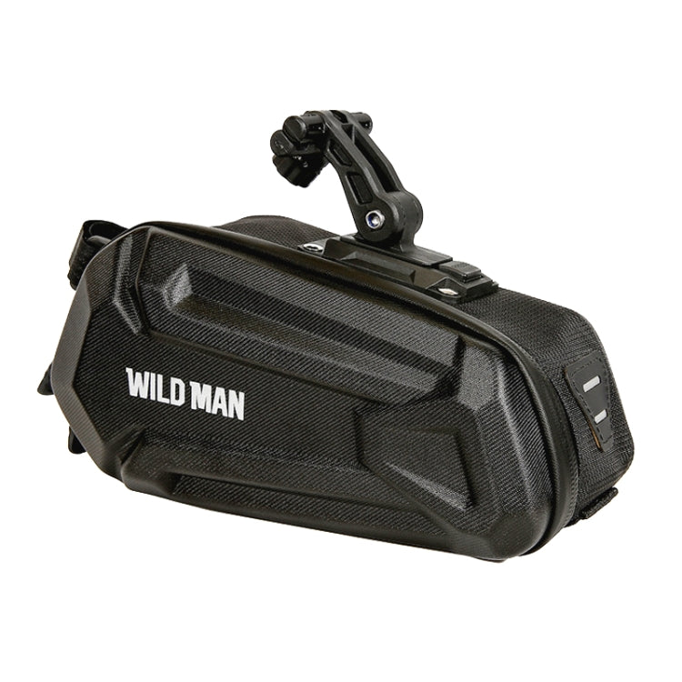 WILD MAN XT7 1.2L Mountain Bike EVA Hard Shell Waterproof Wear-resistant Tail Bag Reluova