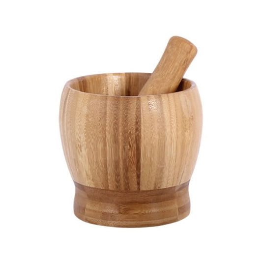 Kitchen Bamboo Garlic Pounder Food Stirrer Reluova