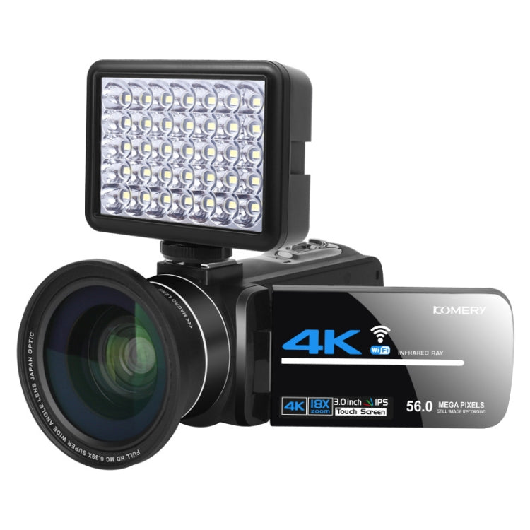 KOMERY  AF2 5600PX 18X Zoom 4K Digital Video Camera