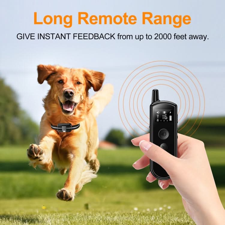 Remote Dog Trainer Rechargeable Waterproof Pet Electric Shock Collar - Reluova