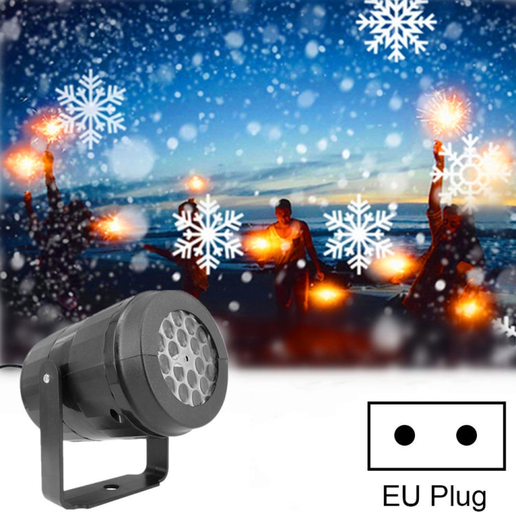 KD-1001 LED Rotatable Christmas Decoration Snowflake Projector Light