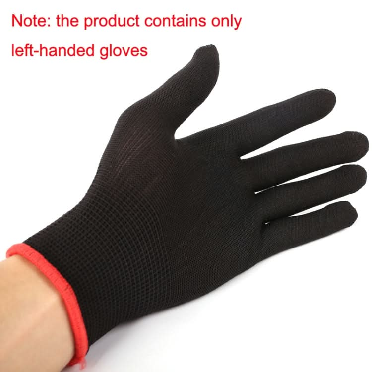 2PCS Beginner Press Nylon Wear -Resistant Anti -Slip Left Hand Guitar Exercise Glove,Size: Reluova