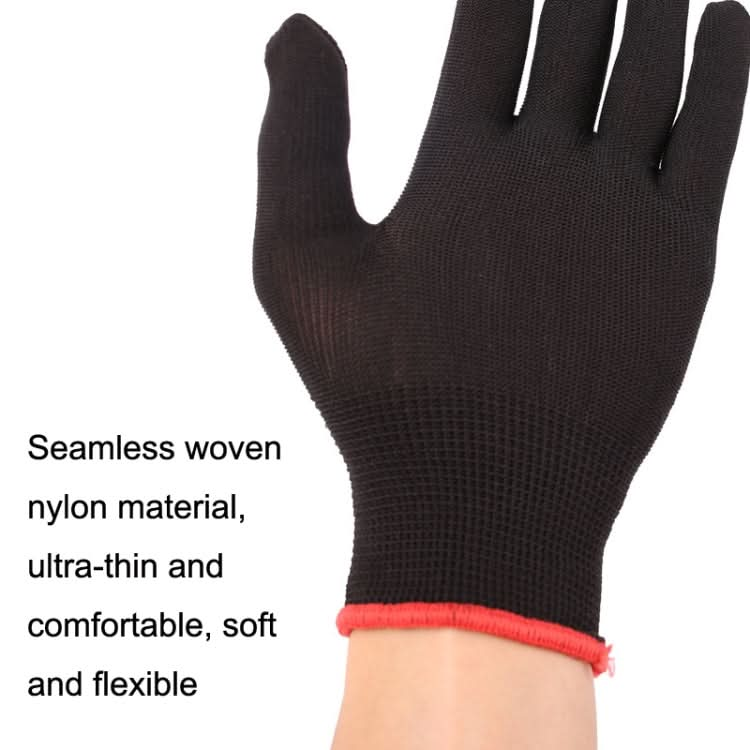 2PCS Beginner Press Nylon Wear -Resistant Anti -Slip Left Hand Guitar Exercise Glove,Size: Reluova