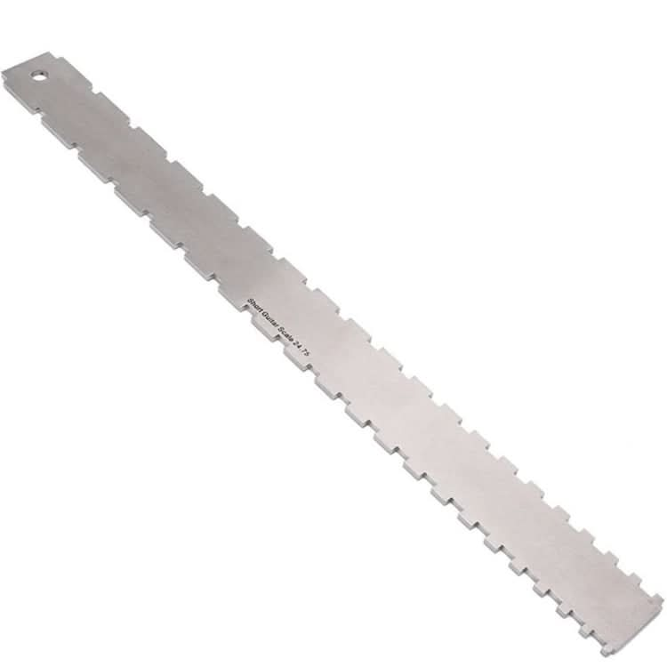 GNR3 Stainless Steel Measurement Bass Guitar Neck Ruler, Style: Reluova