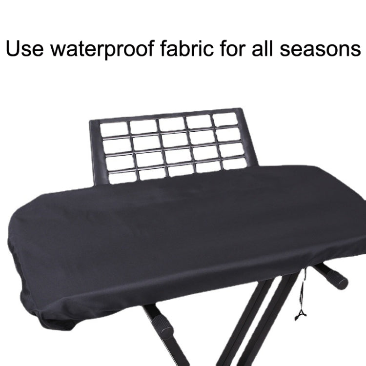 With Drawing Rope Dust -Proof Waterproof Adjustable Electronic Piano Hood, Style: Reluova