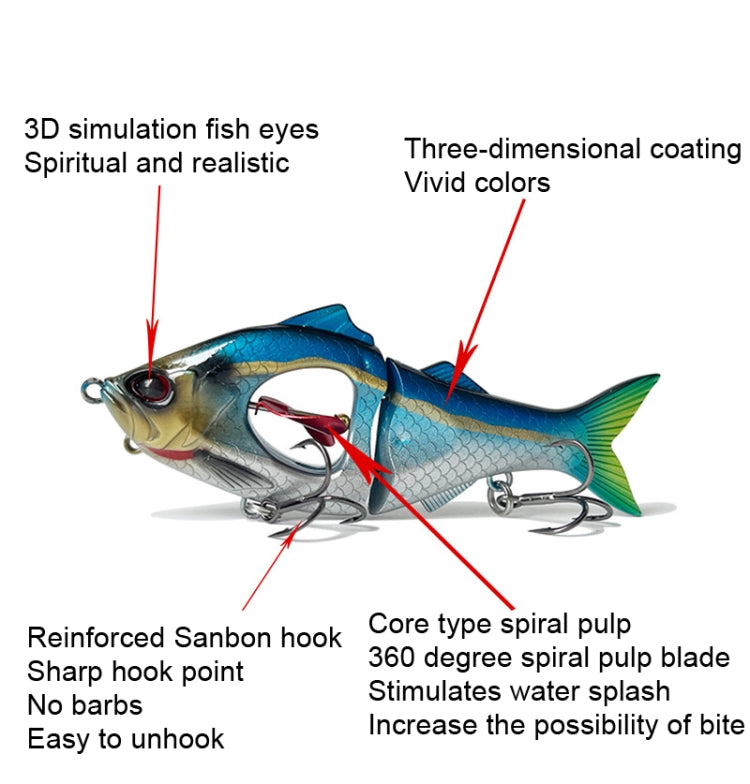 Long Casting Slow Sinking Spinning Multi-section Sea Fishing Freshwater Lures