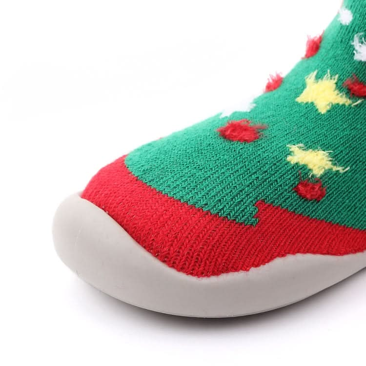 D2293 Children Cartoon Christmas Floor Socks Non-slip Shoes Reluova