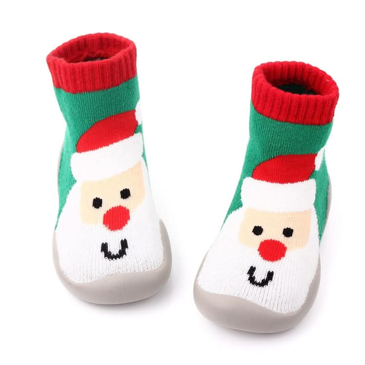 D2293 Children Cartoon Christmas Floor Socks Non-slip Shoes Reluova