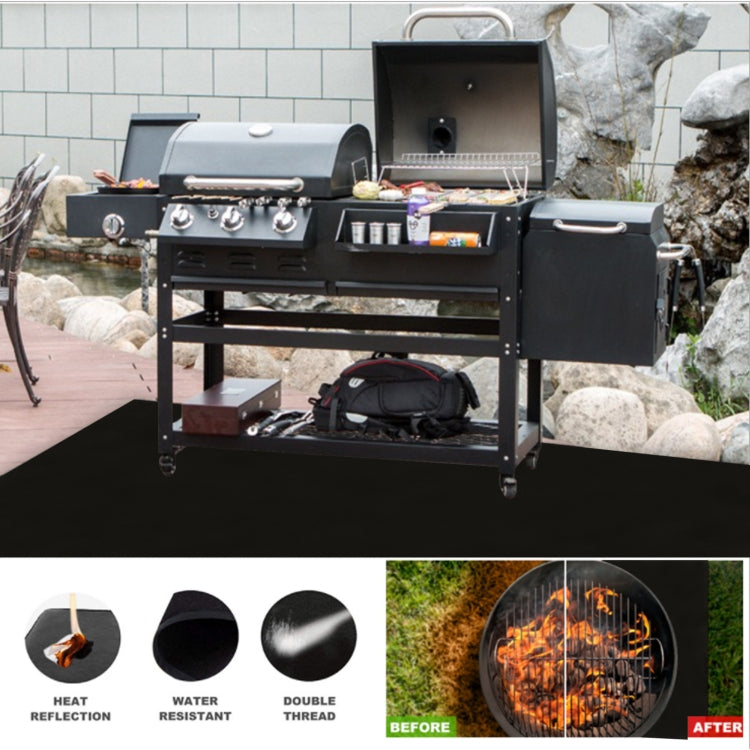 YEGBONG Fireplace Brazier Fire Mat Outdoor Lawn Patio Grill Fire Mat, Size: Reluova