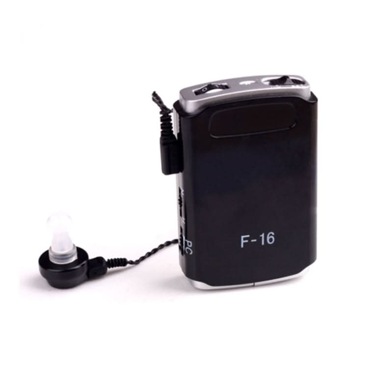 F-16 Pocket High Power Wired Box Mini Hearing Aid Sound Amplifier Receiver Reluova