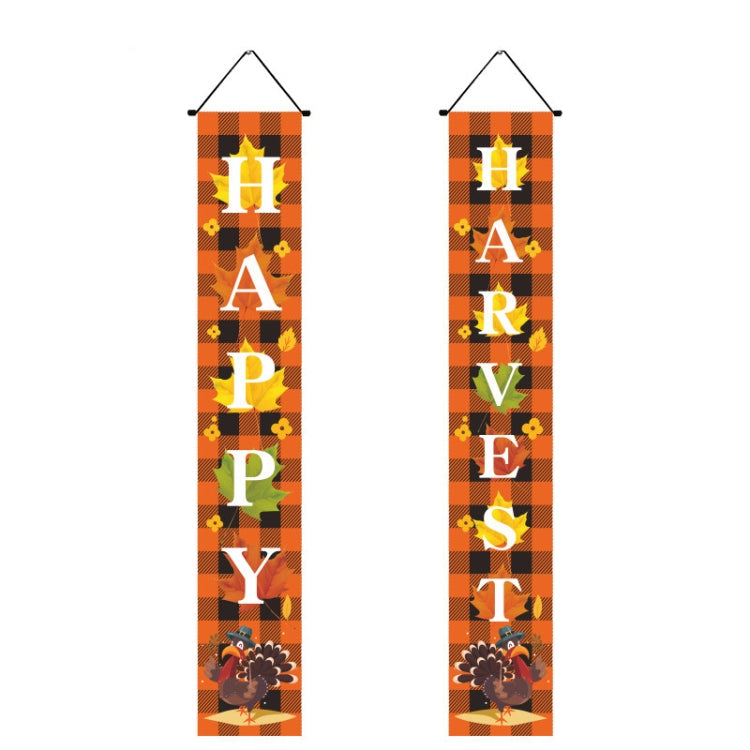 Thanksgiving Day Couplet Decoration Porch Hanging Flag My Store