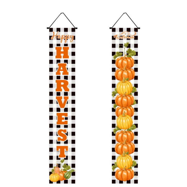 Thanksgiving Day Couplet Decoration Porch Hanging Flag My Store