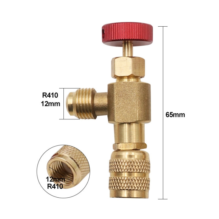 Air Conditioner Fluoridation Safety Valve Refrigerant Filling Connector