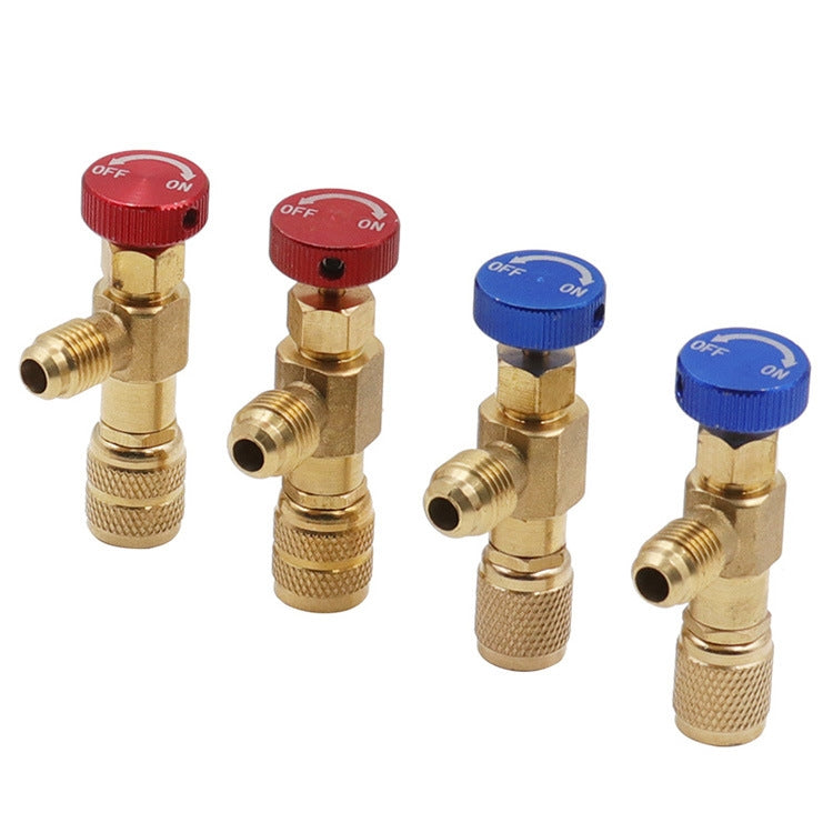 Air Conditioner Fluoridation Safety Valve Refrigerant Filling Connector