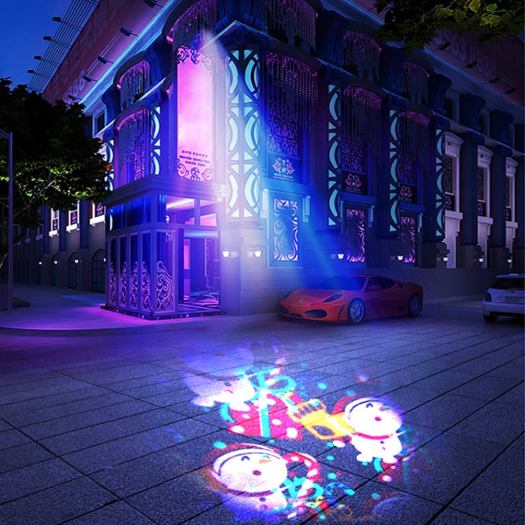 8W LED Christmas Colorful Rotating Laser Atmosphere Light Random Pattern Delivery My Store