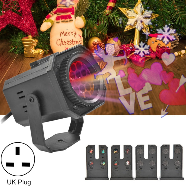 8W LED Christmas Colorful Rotating Laser Atmosphere Light Random Pattern Delivery My Store