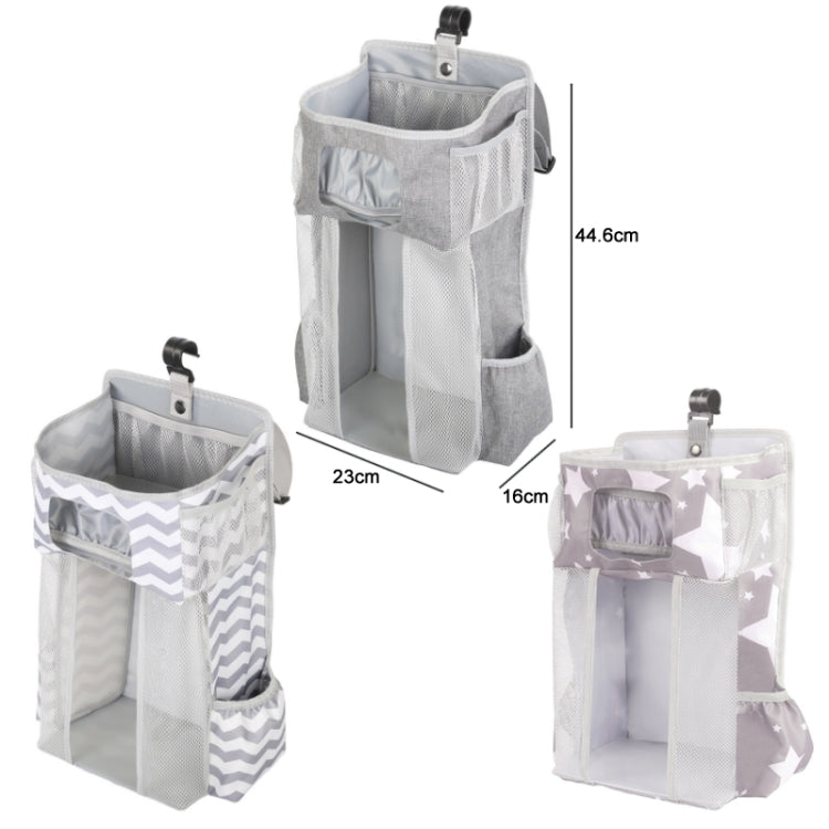 Cot Top Multi-Function Organiser Storage Hanging Bag