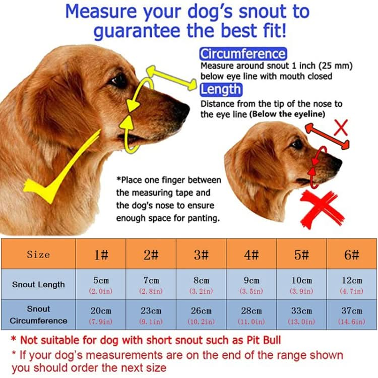 Reflective Pet Mouth Cover Anti-bite Anti-Chewing Adjustable Dog Muzzle Dog Mask - Reluova