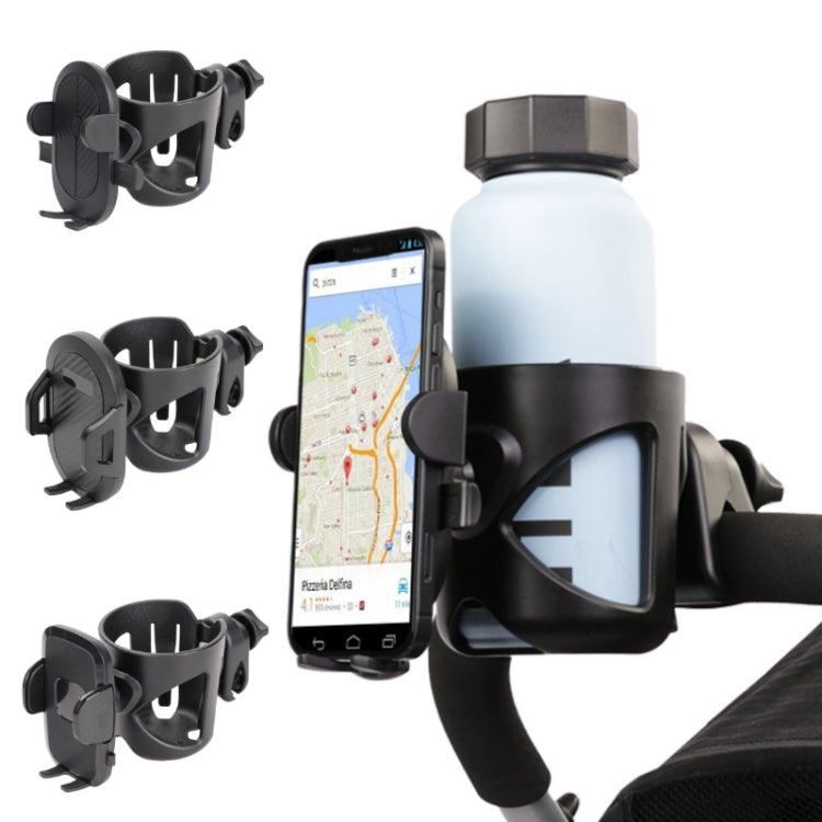 2 In 1 Stroller Bottle Drink Bottle Holder Mobile Phone Holder