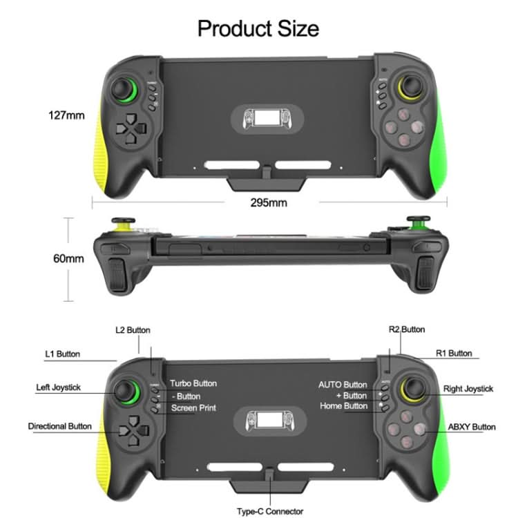 STK-7037 For Switch Game Controller with 6-axis Somatosensory Burst Function Reluova