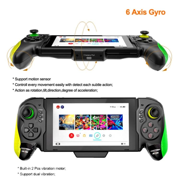 STK-7037 For Switch Game Controller with 6-axis Somatosensory Burst Function Reluova