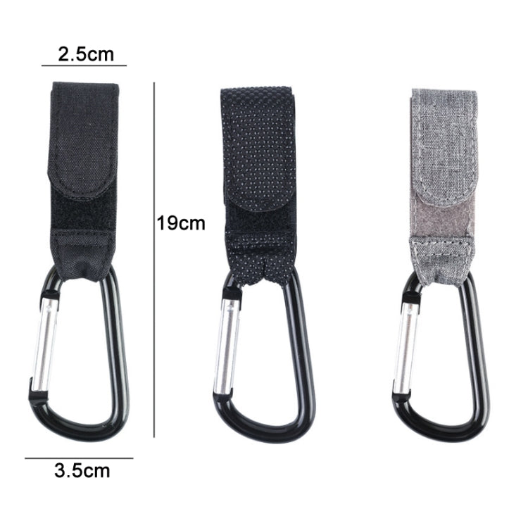 Stroller Wear-Resistant Non-Slip Aluminium Climbing Buckle Hooks