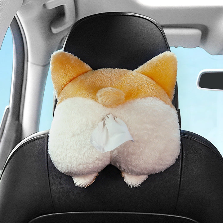 Multifunctional Cartoon Armrest Box Seat Back Tissue Box, Styles: