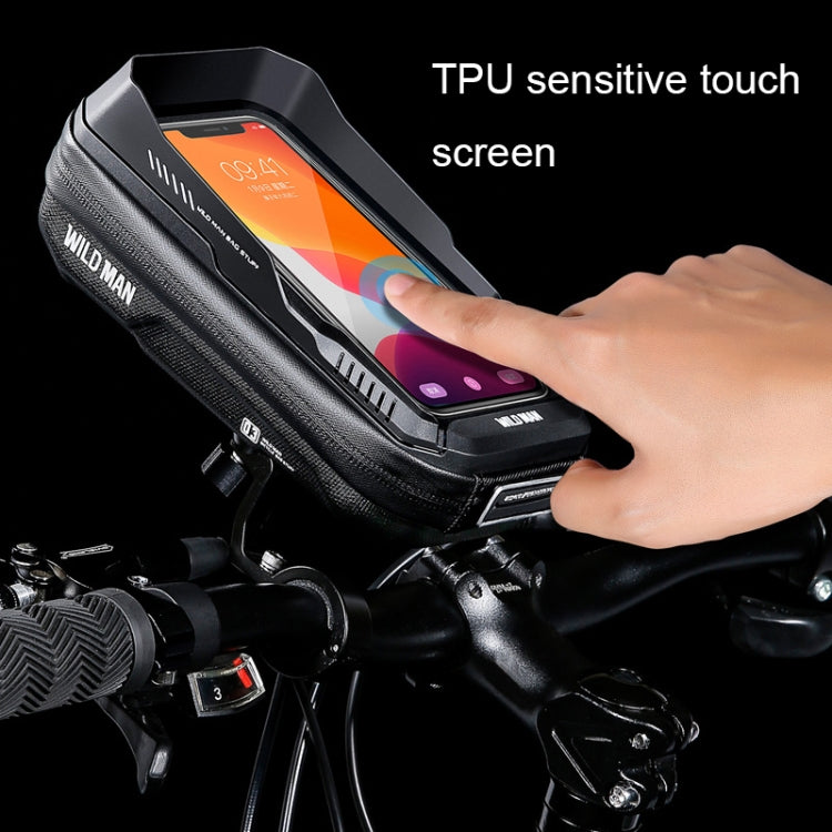 WILD MAN XT3S 0.6L Mountain Bike 360-Degree Rotating Phone Touch Screen Bag Reluova