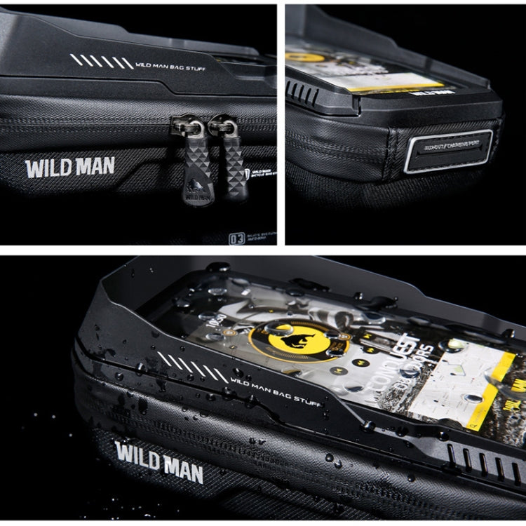 WILD MAN XT3S 0.6L Mountain Bike 360-Degree Rotating Phone Touch Screen Bag Reluova