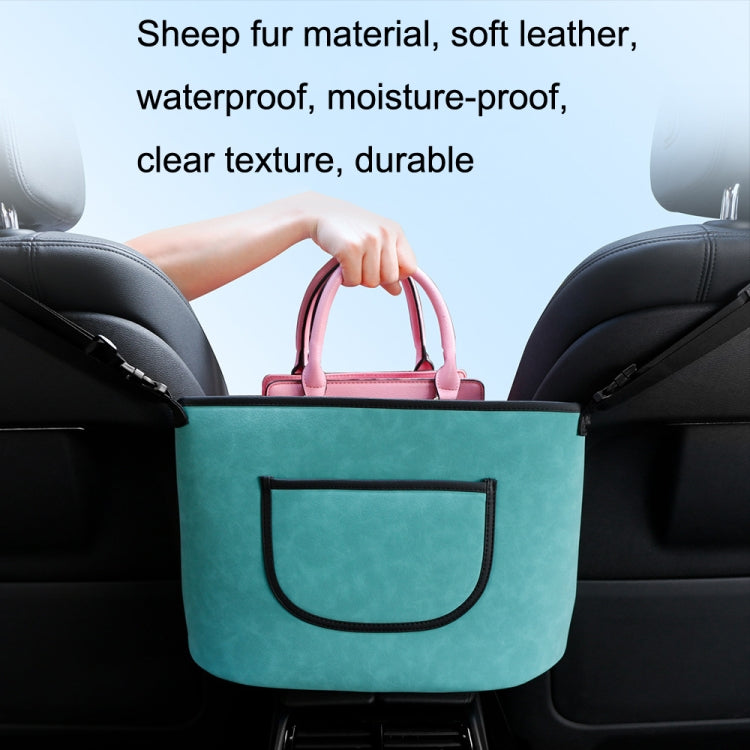 DE RAN FU Car Seat Storage Bag Chair Back Fur Leather Storage Bag ÎҵÄÉ̵ê