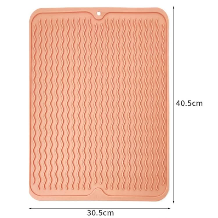 TPR Thickened Thermal Pad Wave Pattern Drain Anti-Slip Mat Reluova