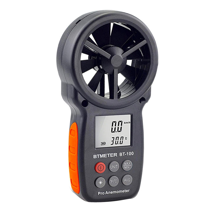 BT-100 Handheld Anemometer Wind Speed Wind Chill Temperature Measuring Instrument Reluova