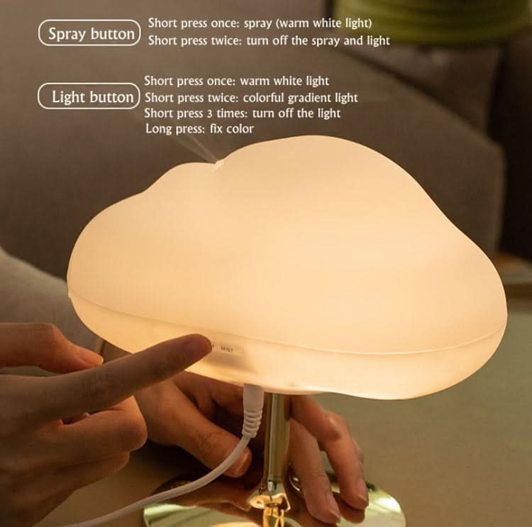 270ml Cloud Aroma Diffuser Humidifier  USB Table Lamp