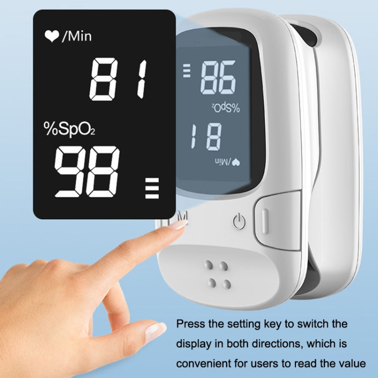 A2 Finger Clip Oximeter Pulse And Heart Rate Detection Monitor