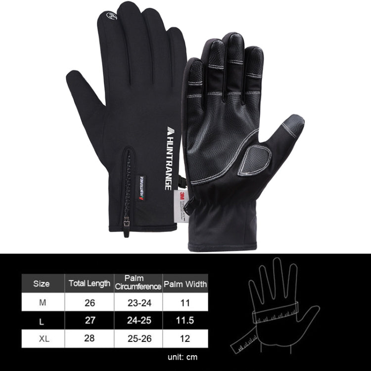 HUNTRANGE A023 Outdoor Waterproof Sports Riding Velvet Touch Screen Gloves Reluova