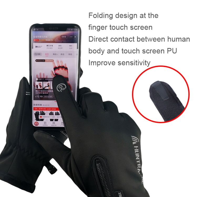 HUNTRANGE A022 Outdoor Waterproof Touch Screen Riding Keep Warm Gloves