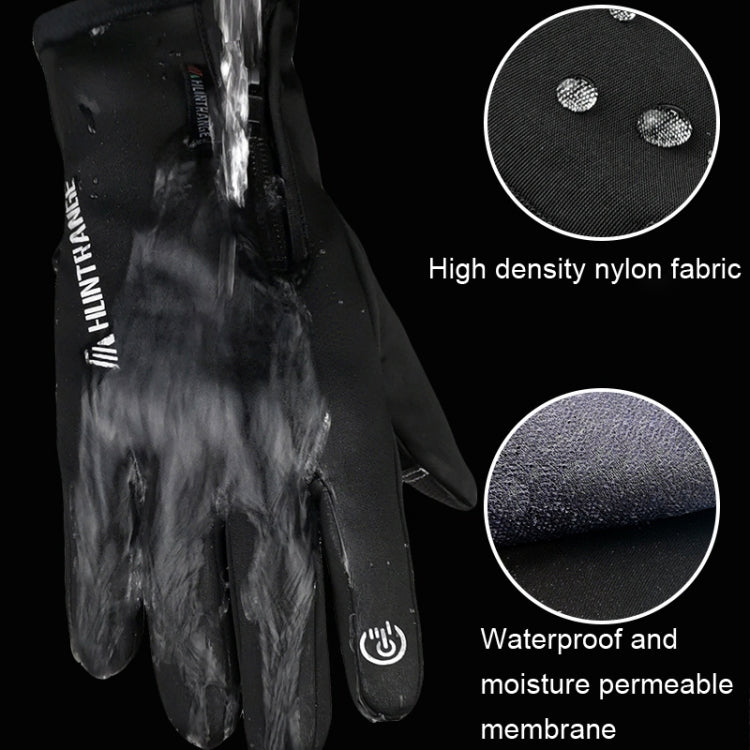 HUNTRANGE A022 Outdoor Waterproof Touch Screen Riding Keep Warm Gloves Reluova