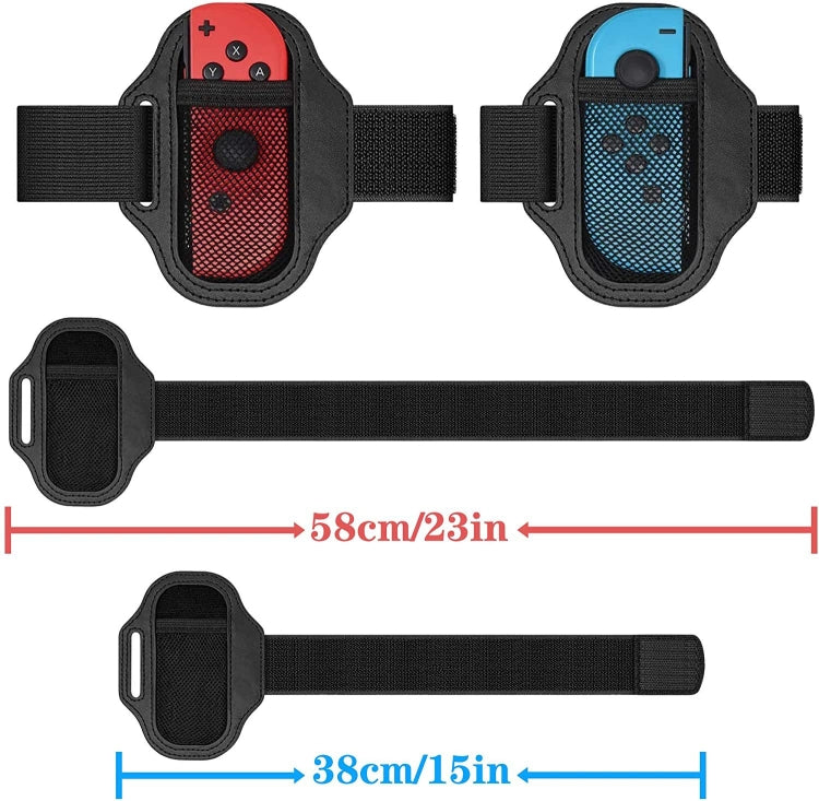 For Switch Joycon Ring Leg Strap  Adjustable Elastic Band